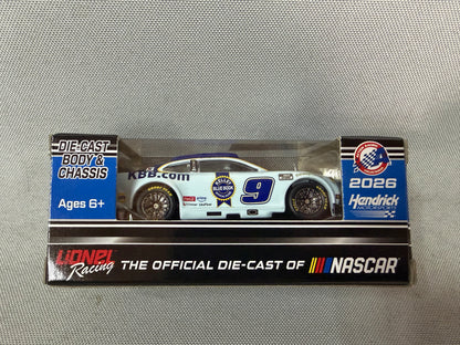 Chase Elliott #9 2026 Kelley Blue Book Nascar 1/64 Diecast