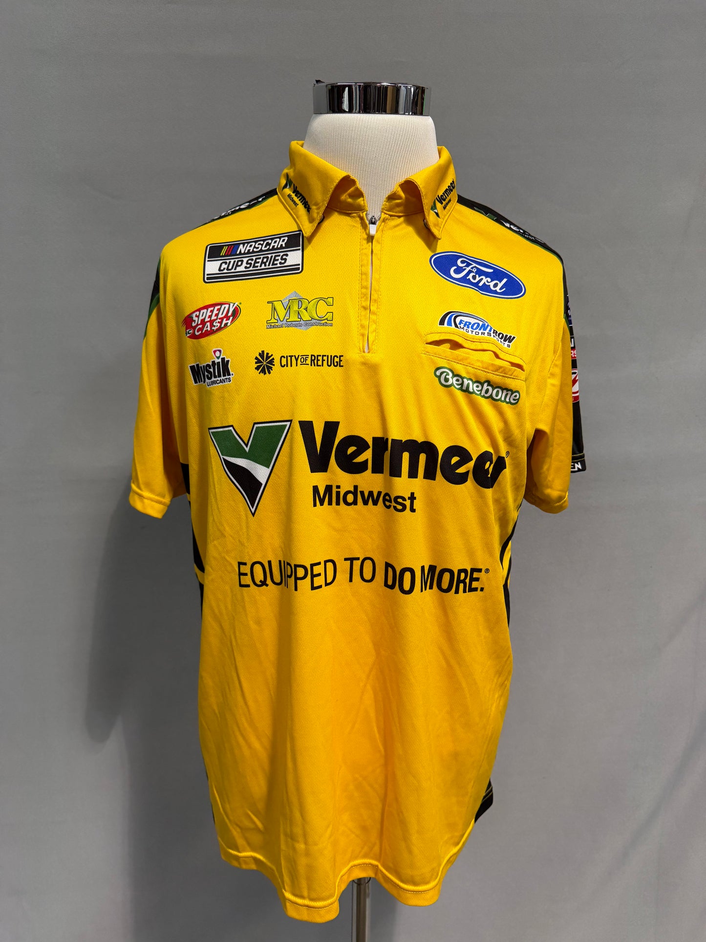 Zane Smith #38 2025 Vermeer Midwest Nascar Crew Shirt Size XL