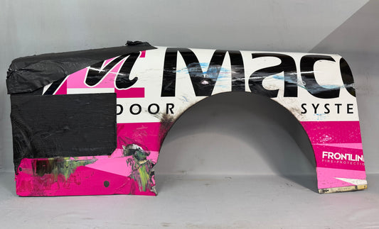 Brennan Poole #44 2025 Charlotte Roval Macc Door Systems Nascar Quarter Panel