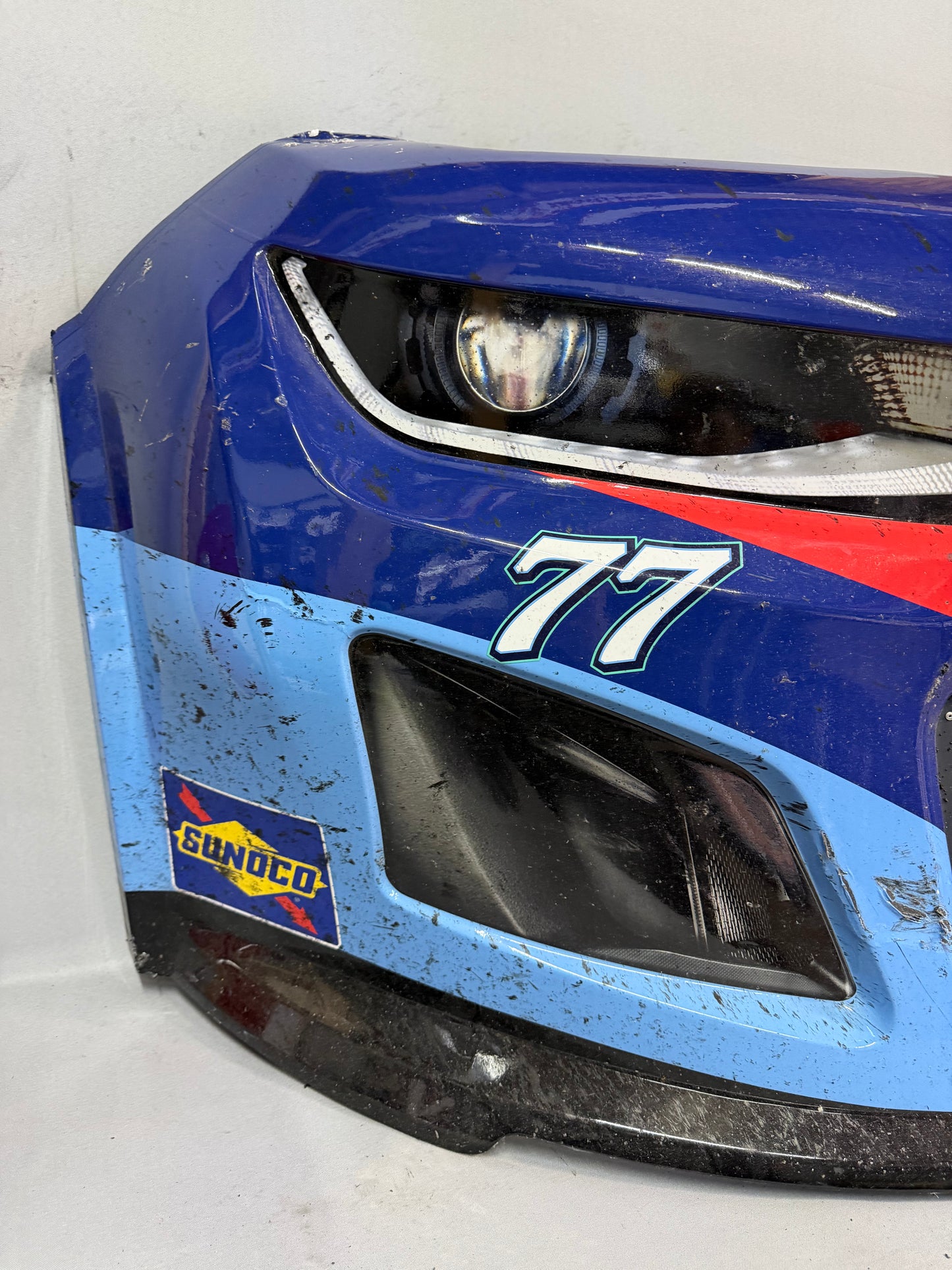 Carson Hocevar #77 2025 Richmond Delaware Life Nascar Front Nose