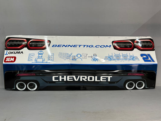 Austin Hill #21 2025 Nashville Bennett Transportation Nascar Rear Bumper