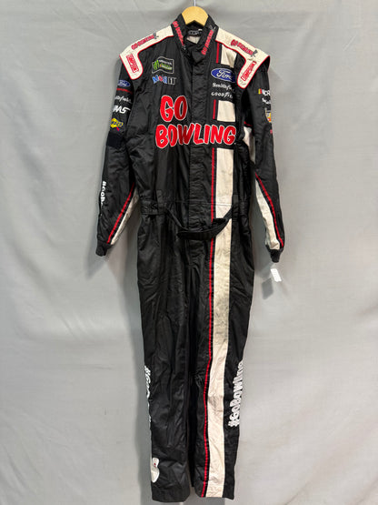Aric Almirola #10 Go Bowling Nascar Crew Firesuit C-48 W-36 L-32