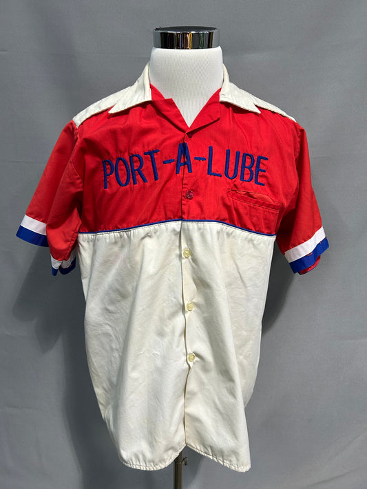 Dale Jarrett #32 Port A Lube Nascar Pit Crew Shirt Size Large