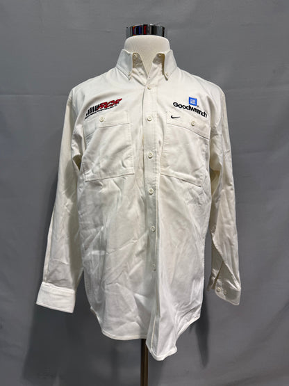 Kevin Harvick #29 GM Goodwrench Nascar Team Issued Nike Button Up Size Medium