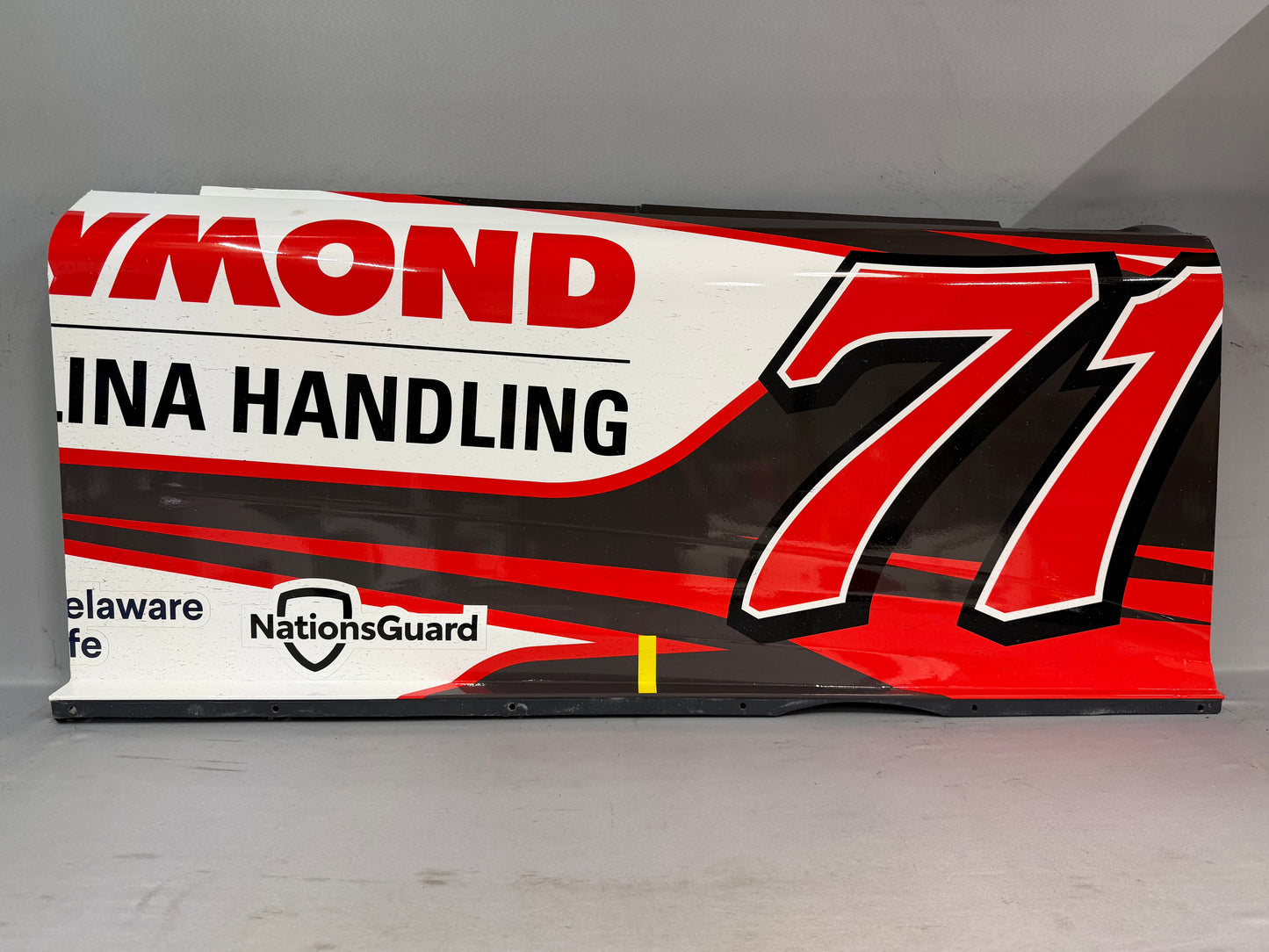 Michael McDowell #71 2025 Talladega Raymond Nascar Door Panel