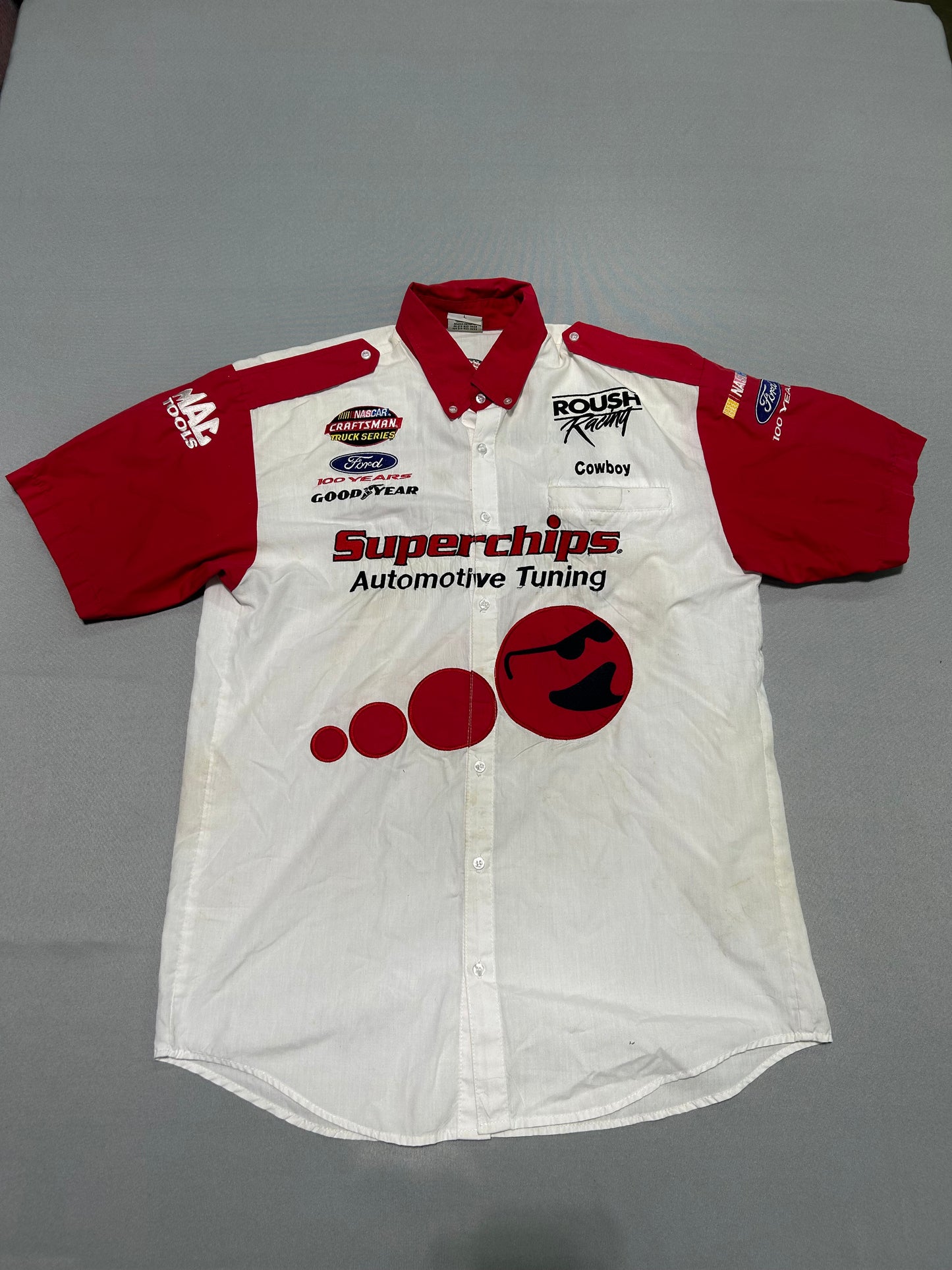 Carl Edwards #99 Superchips Automotive Nascar Crew Shirt and Pants