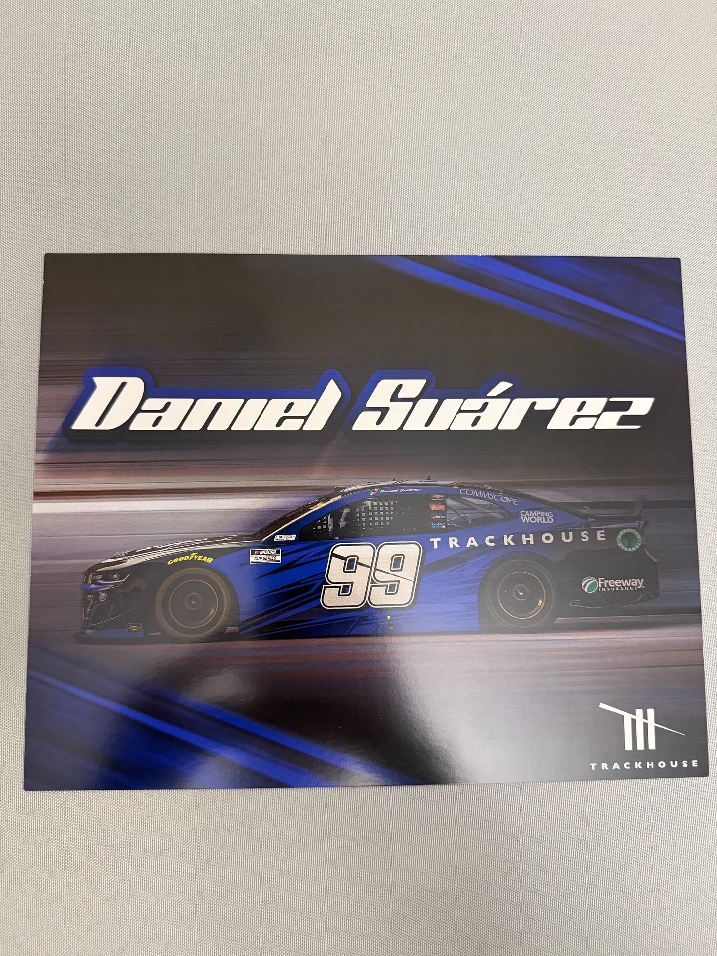 Daniel Suarez #99 2021 Trackhouse Racing Nascar Hero Card