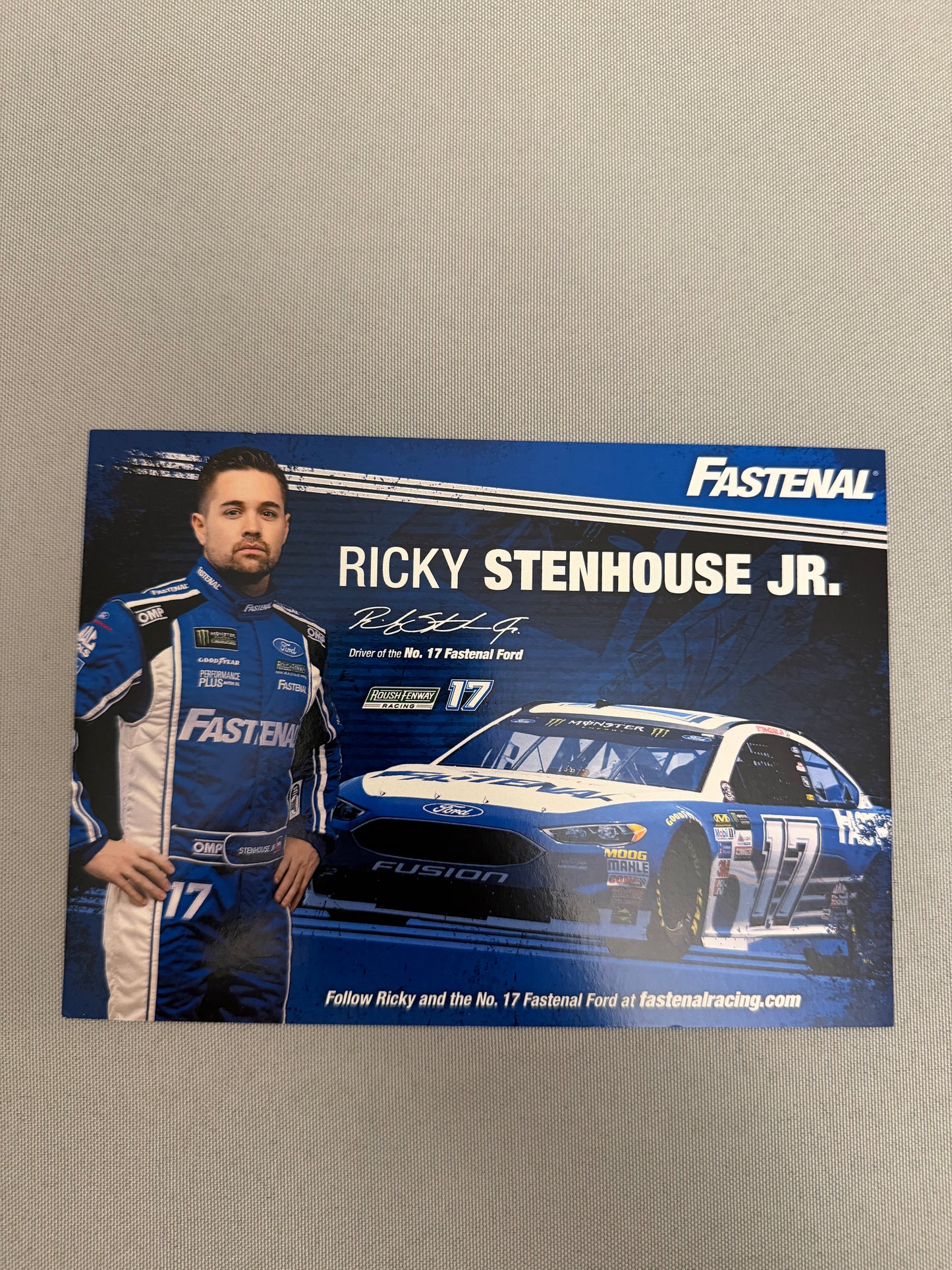 Ricky Stenhouse Jr #17 2017 Fastenal Nascar Hero Card
