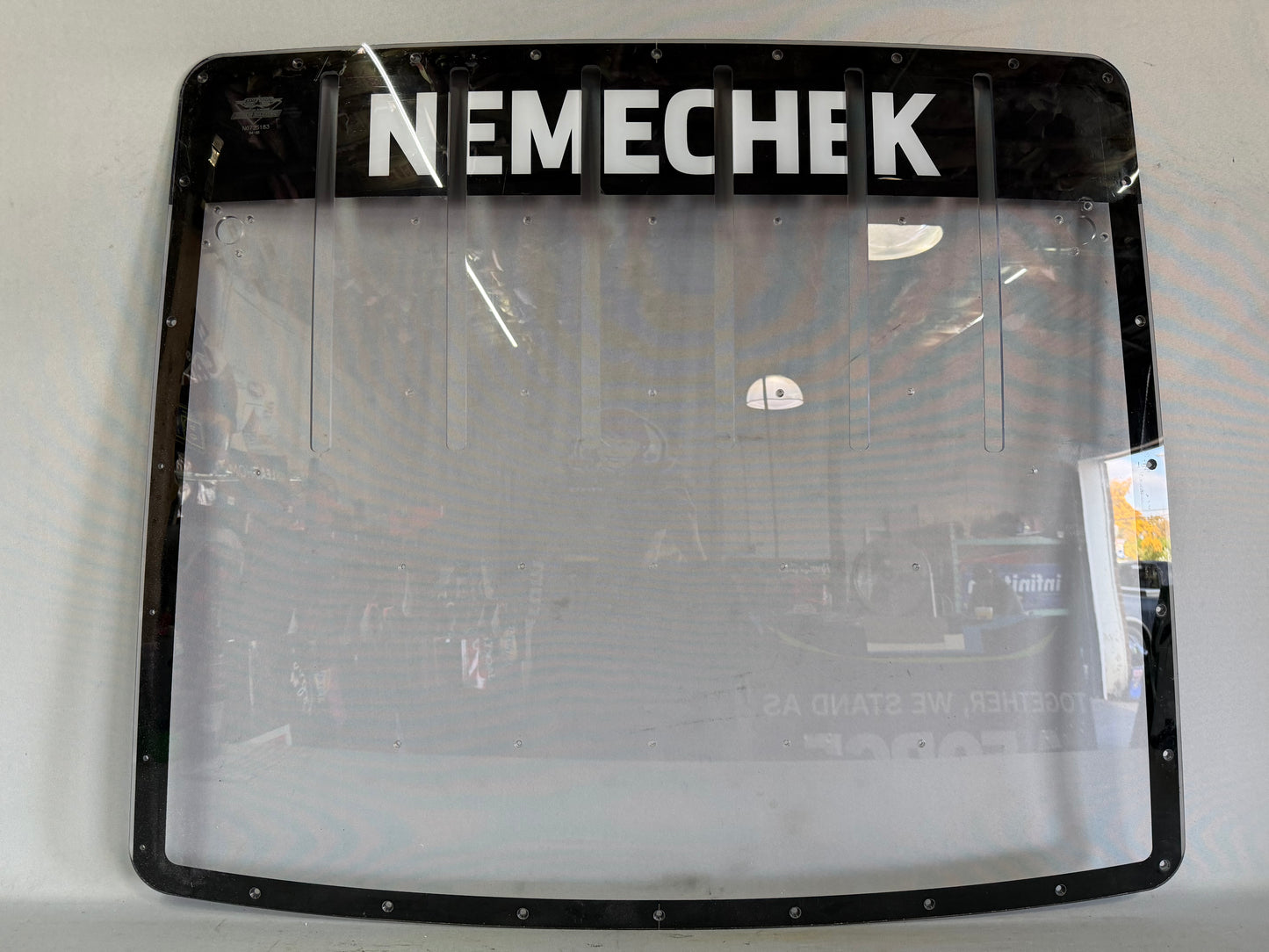 John Hunter Nemechek #42 2025 Talladega Nascar Rear Windshield