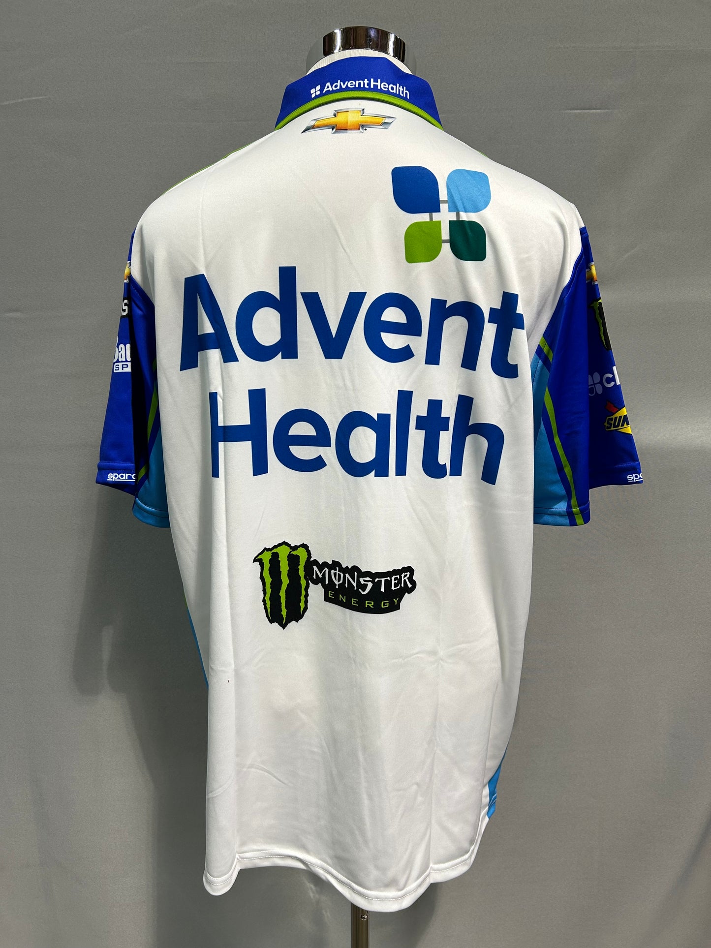 Kurt Busch #1 Advent Health Nascar Crew Shirt Size XL