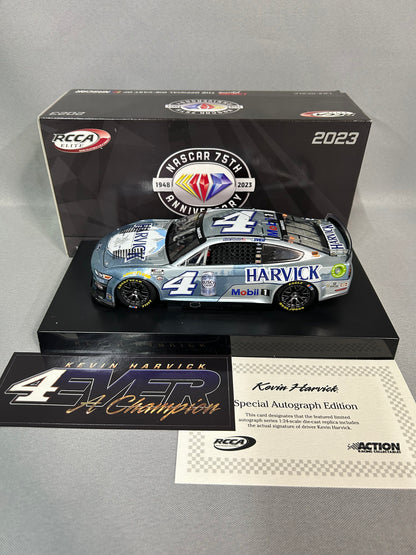 Kevin Harvick #4 2023 Autographed Busch Light Harvick Elite Nascar Diecast