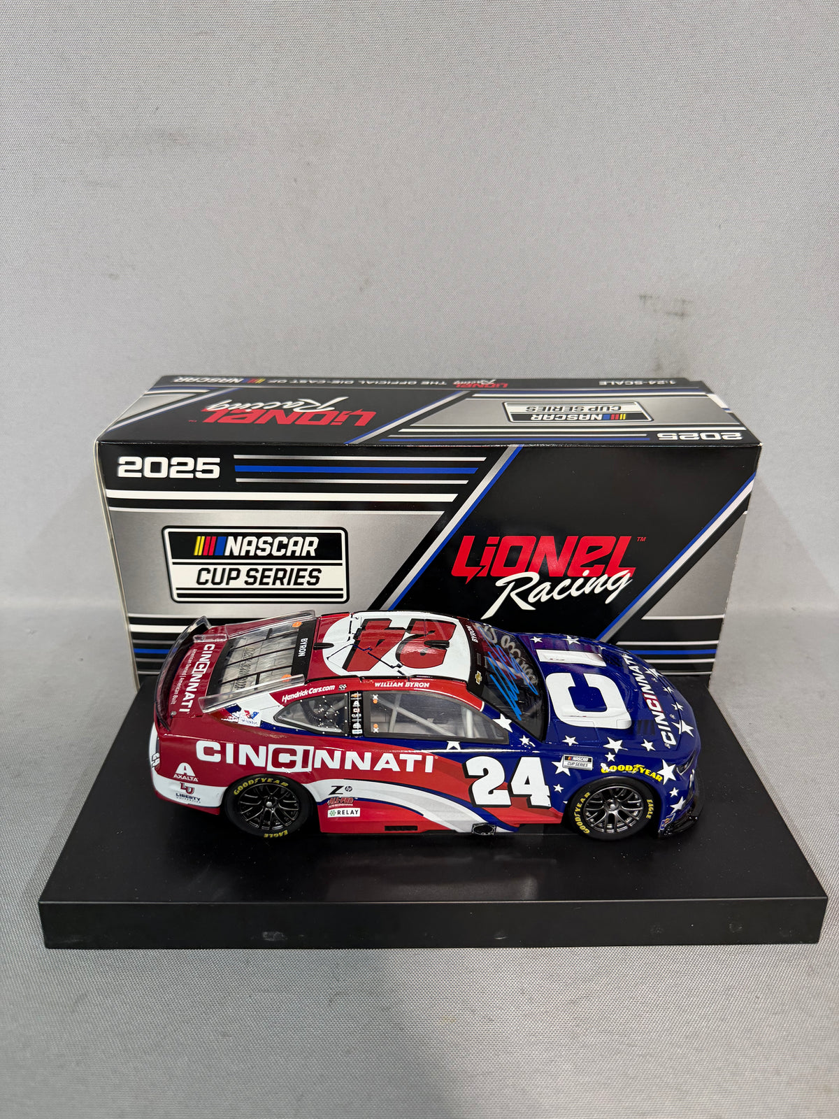 William Byron #24 2025 Cincinnati Nascar Autographed Diecast