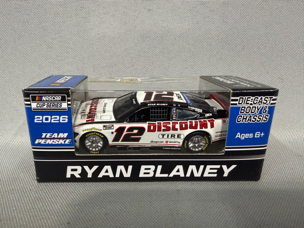 Ryan Blaney 2026 Discount Tire Nascar 1/64 Diecast