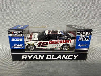Ryan Blaney 2026 Discount Tire Nascar 1/64 Diecast