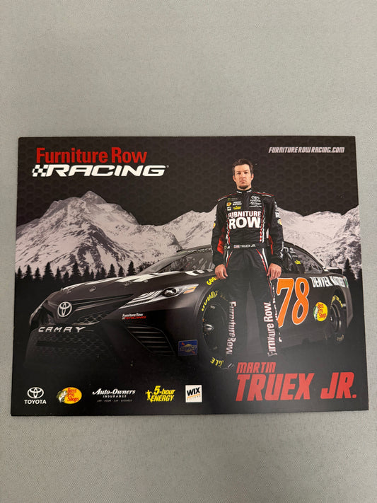 Martin Truex Jr #78 Furniture Row Nascar Hero Card