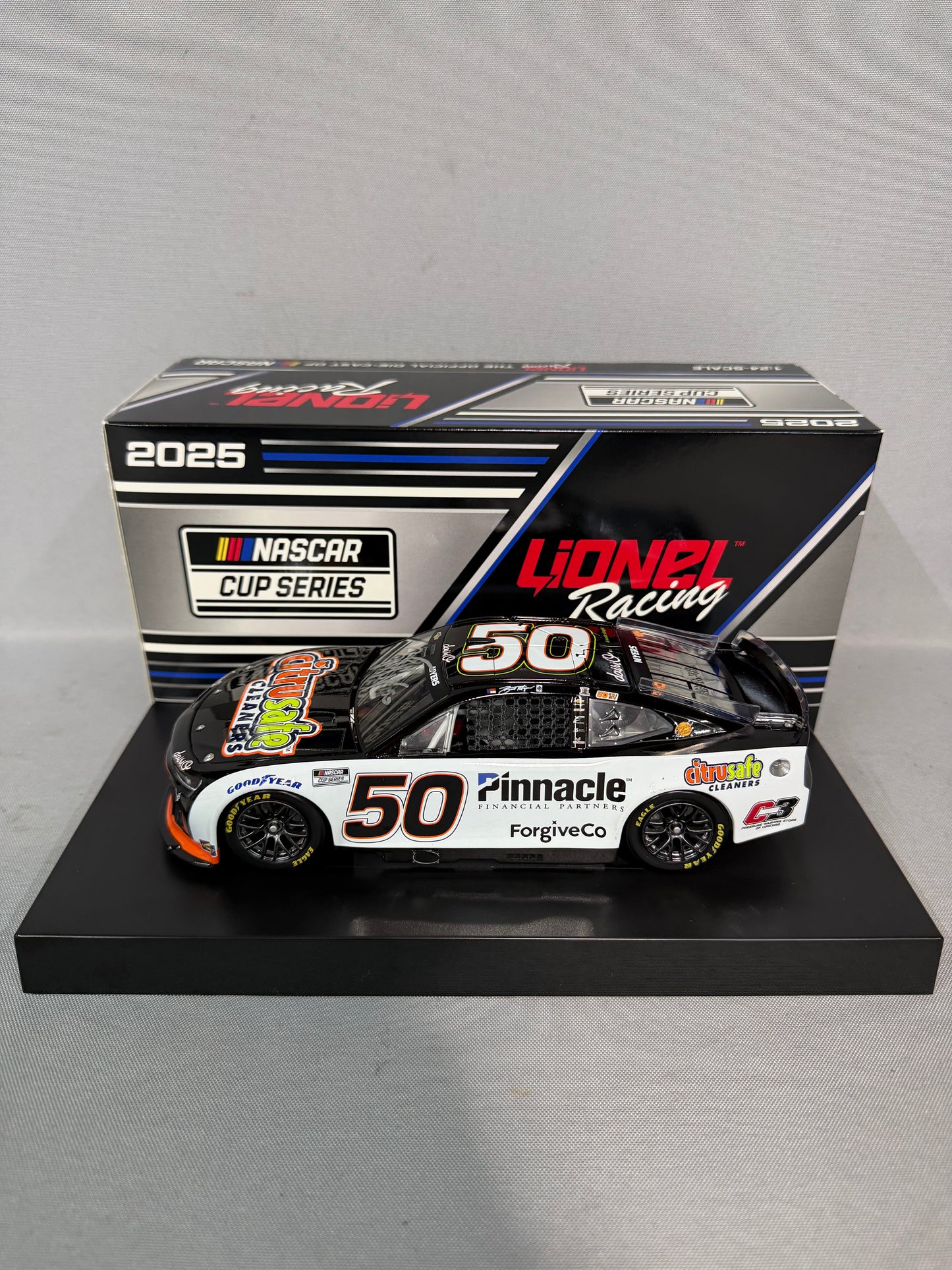 Burt Myers #50 2025 Citrusafe Cleaners Nascar Autographed Diecast