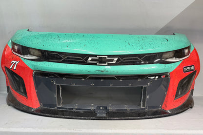 Michael McDowell #71 2025 Las Vegas Delaware Life Nascar Front Nose