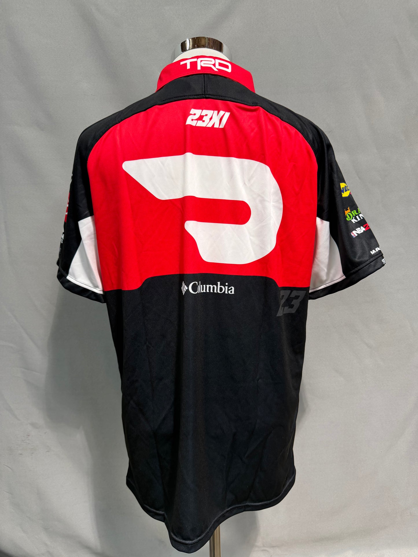 Bubba Wallace #23 2023 DoorDash Nascar Crew Shirt Size XL
