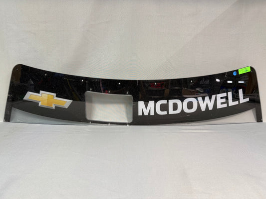 Michael McDowell #71 2025 Kansas Nascar Windshield Banner