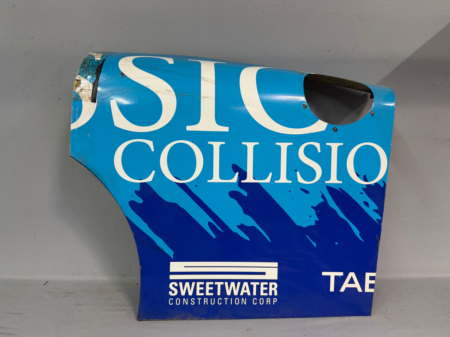 Ryan Ellis #71 2025 Classic Collision Nascar Partial Quarter Panel
