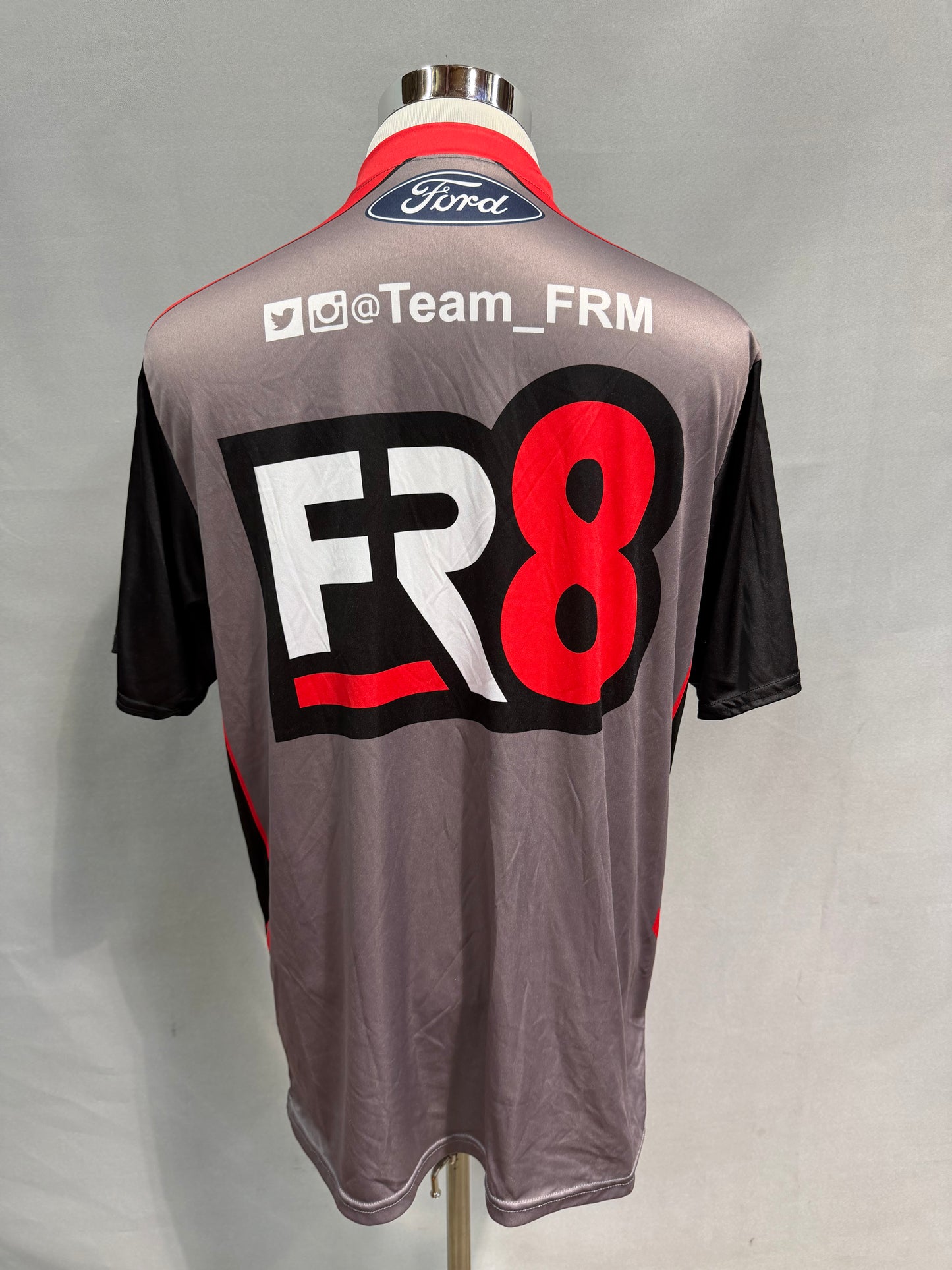 Michael McDowell #34 2022 FR8 Auctions Nascar Crew Shirt Size Large