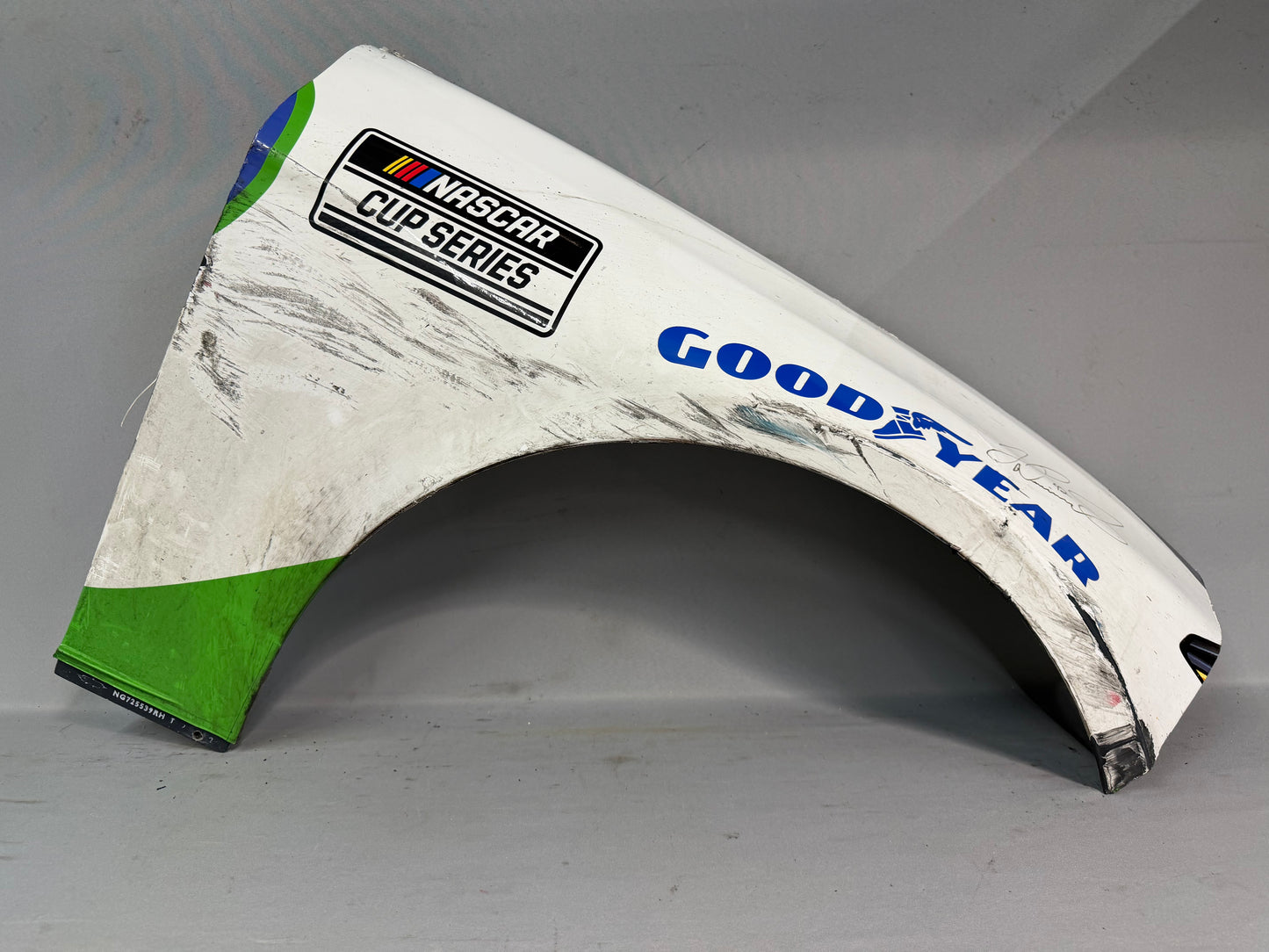 John Hunter Nemechek #42 2025 Mexico City Pye Barker Nascar Autographed Fender