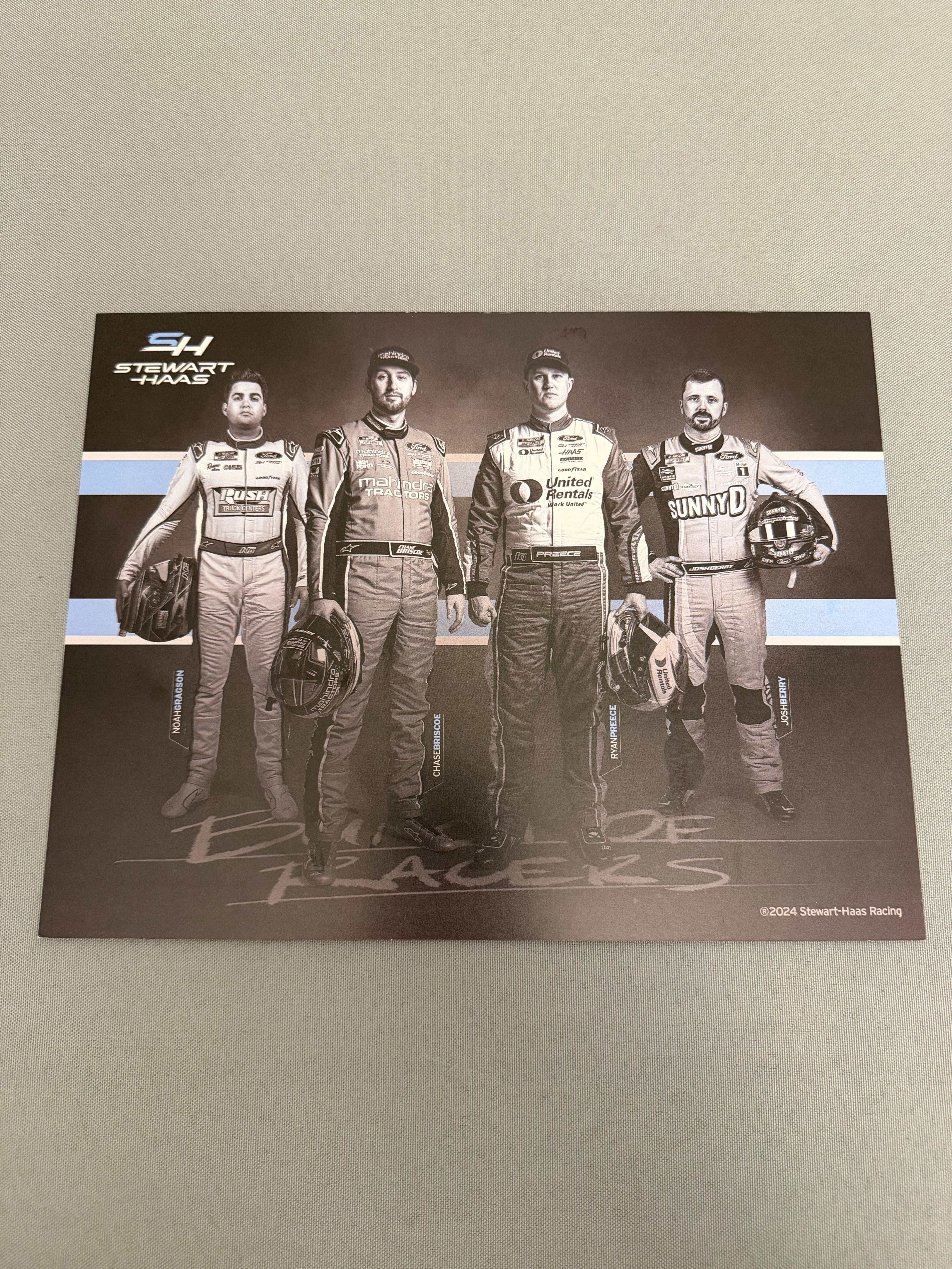 Stewart Haas Racing 2024 Bunch Of Racers Nascar Hero Card – Race Day ...