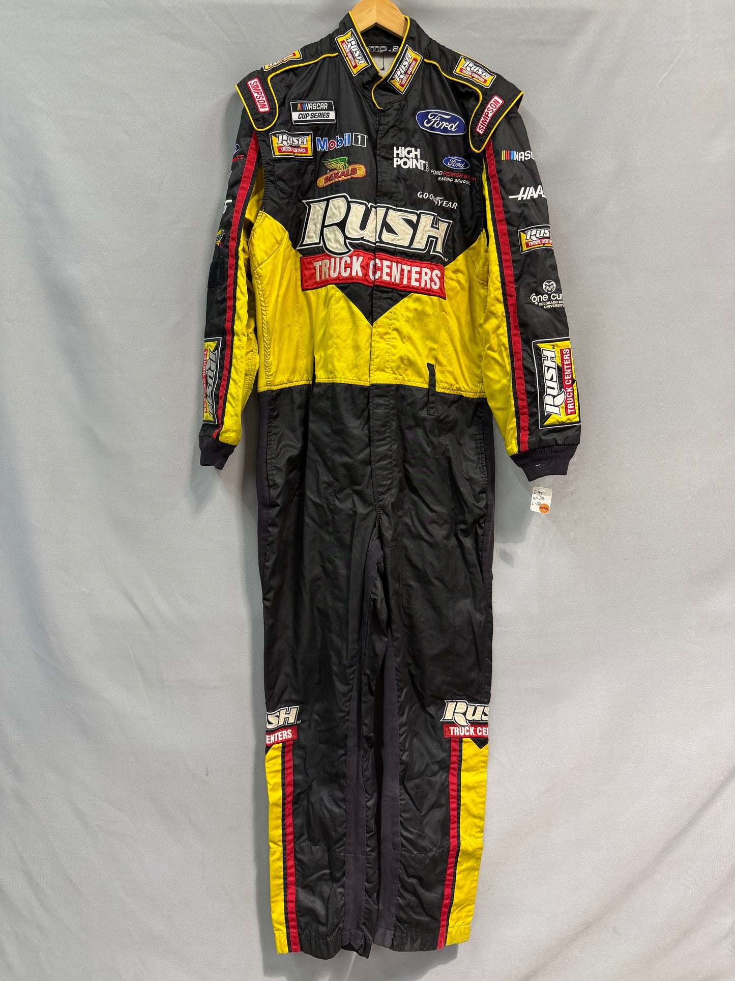 Chase Briscoe #14 Rush Truck Center Nascar Crew Firesuit C-44 W-38 L-32