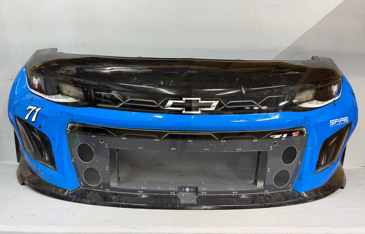 Michael McDowell #71 2025 New Hampshire Gainbridge Nascar Front Nose