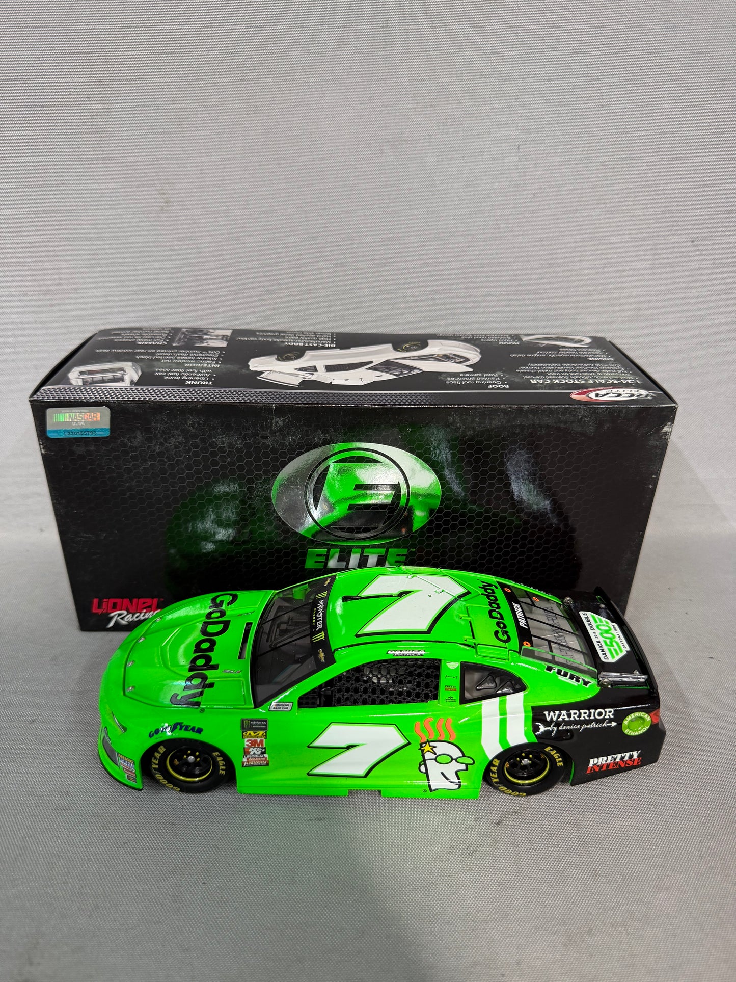 Danica Patrick #7 2018 Go Daddy Elite Nascar Diecast