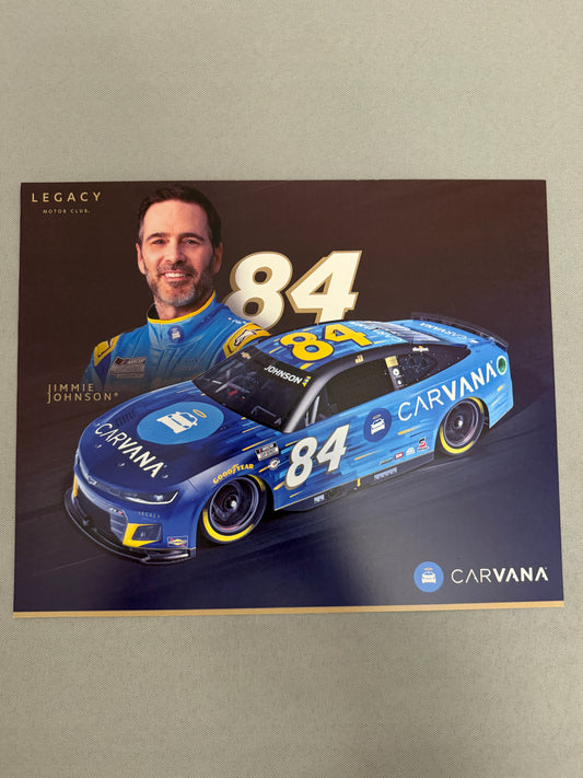 Jimmie Johnson #84 2023 Carvana Nascar Hero Card