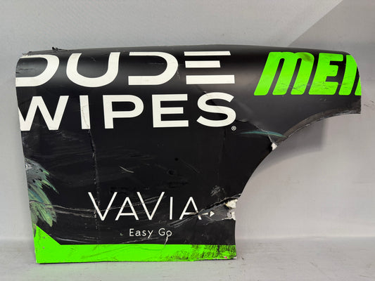Anthony Alfredo #96 2026 Martinsville 1 Dude Wipes Menthole Nascar Partial Quarter Panel