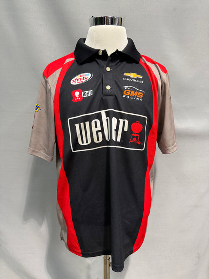 Ben Kennedy #96 Weber Grills Nascar Crew Shirt Size 2XL