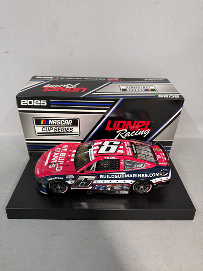 Brad Keselowski #6 2025 Build Submarines Salutes Nascar Autographed Diecast