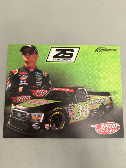 Zane Smith #38 2023 Speedy Cash Nascar Hero Card