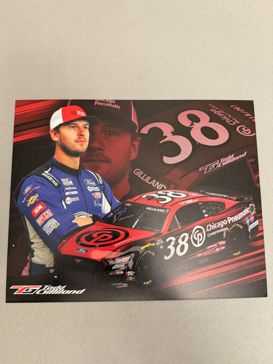 Todd Gilliland #38 2023 Chicago Pneumatic Nascar Hero Card