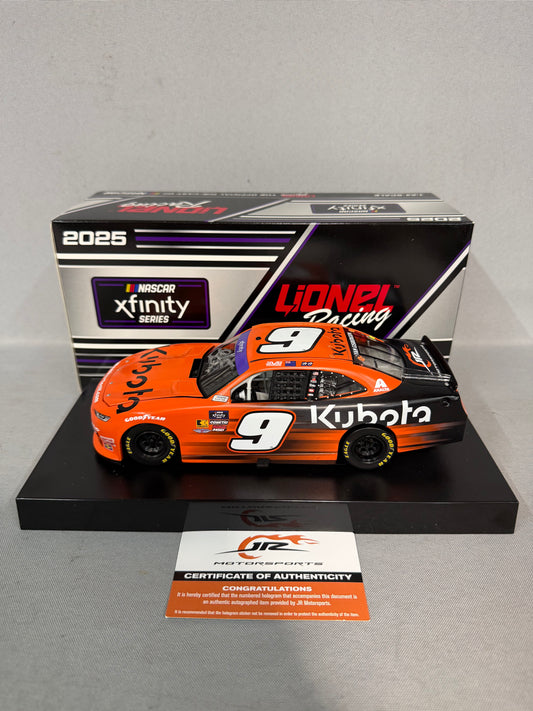 Shane Van Gisbergen #9 2025 Kubota Nascar Autographed Diecast
