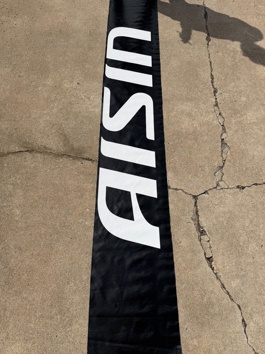 Austin Hill #61 Aisin Nascar Pit Box Riser Banner