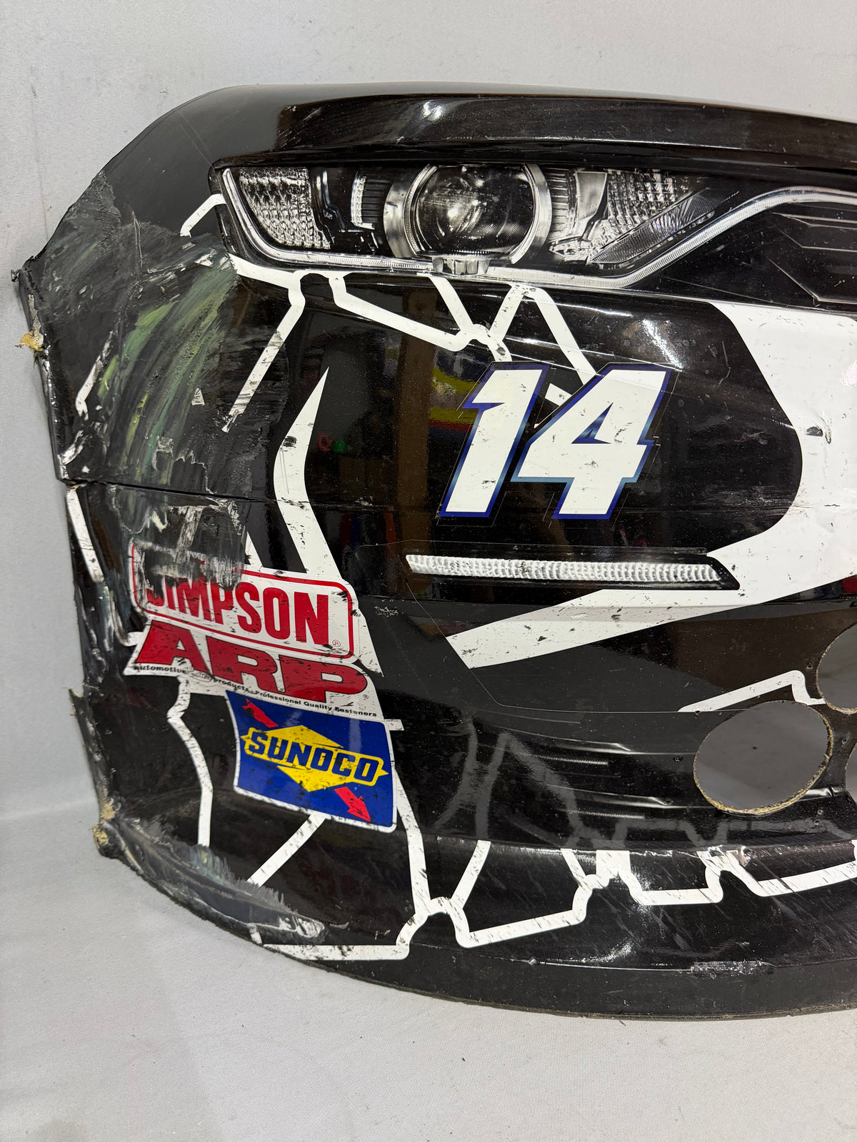 Garrett Smithley #14 2025 Martinsville Thermotech Nascar Front Nose