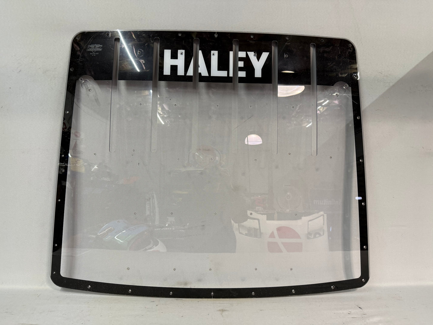 Justin Haley #7 2025 Las Vegas Nascar Rear Windshield
