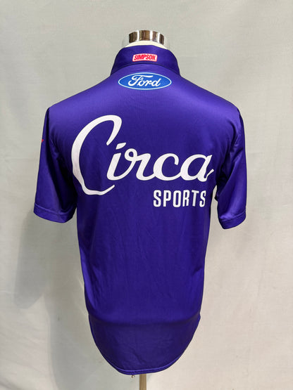 Riley Herbst #98 2022 Circa Sports Nascar Crew Shirt Size Small