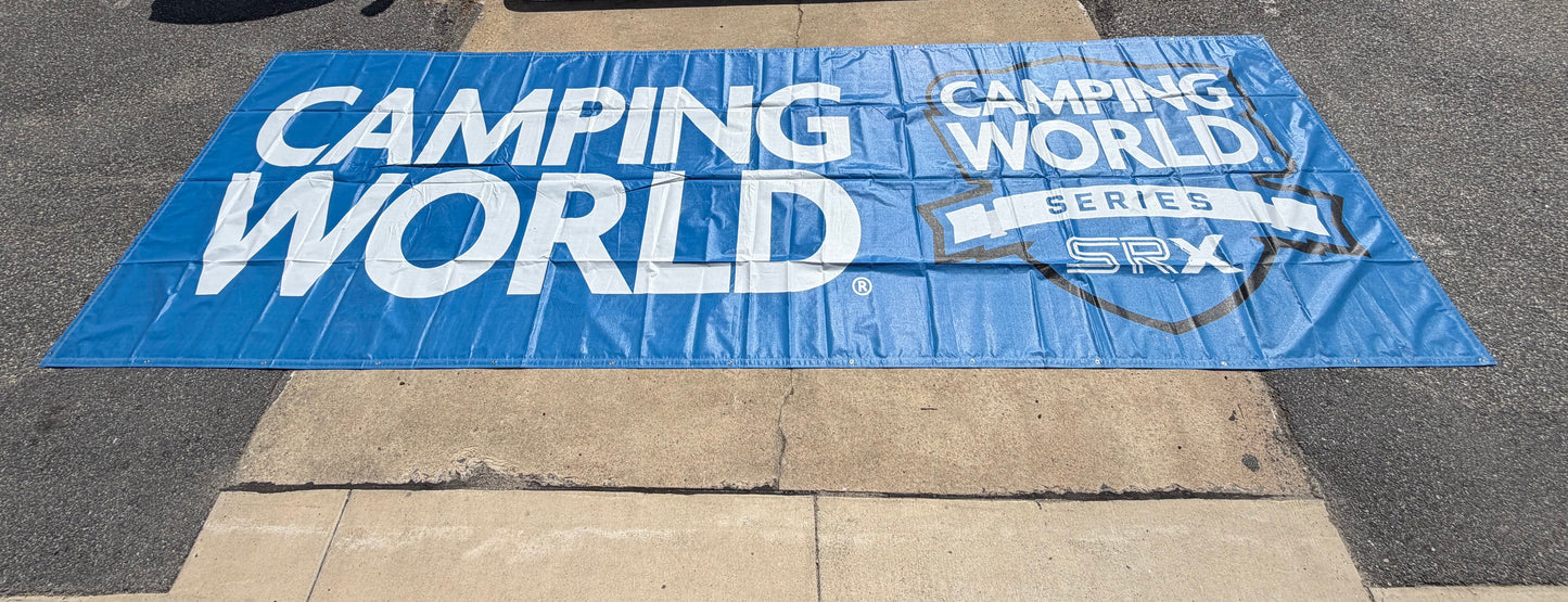 Camping World SRX Series Trackside Sponsor Banner