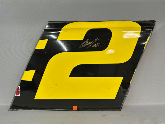 Brad Keselowski #2 Alliance Truck Parts Autographed Nascar Door Panel