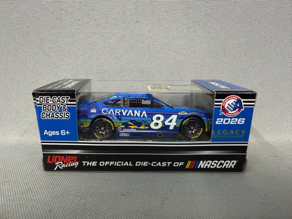 Jimmie Johnson #84 2026 San Diego Carvana Nascar 1/64 Diecast