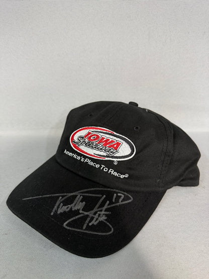 Timothy Peters #17 2013 Iowa Speedway Nascar Autographed Victory Lane Hat