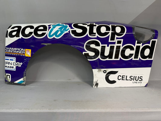 Daniel Dye #10 2025 WWTR Gateway Race To Stop Suicide Nascar Quarter Panel