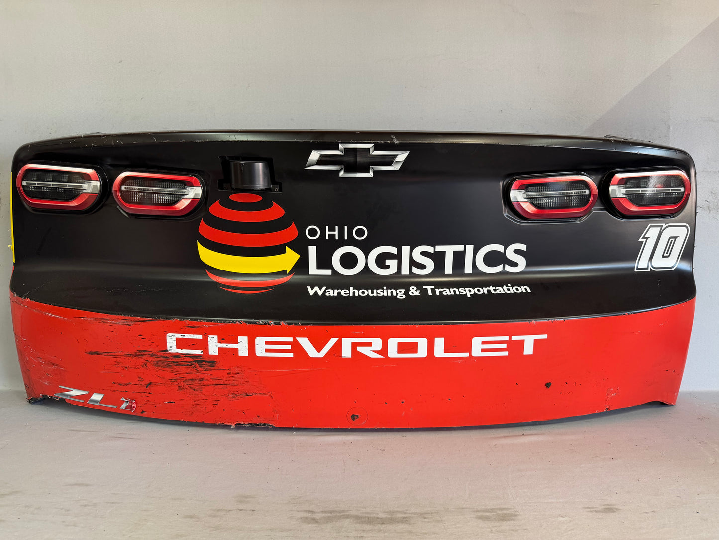 Ty Dillon #10 2026 Bristol 1 Ohio Logistics Nascar Rear Bumper