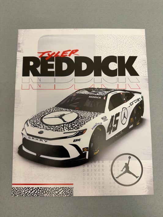 Tyler Reddick #45 2024 Jordan Brand Nascar Hero Card