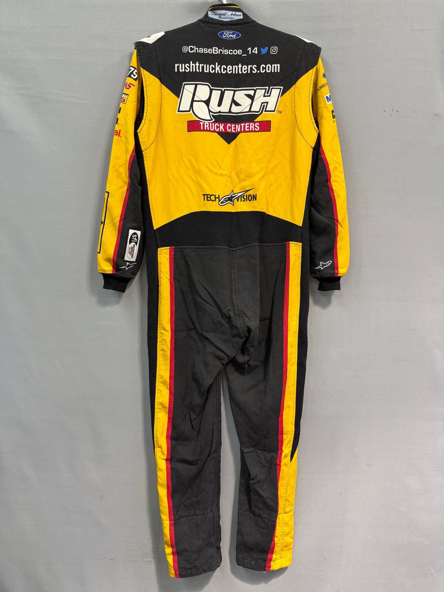 Chase Briscoe #14 2023 Rush Truck Centers Nascar Autographed Driver Firesuit