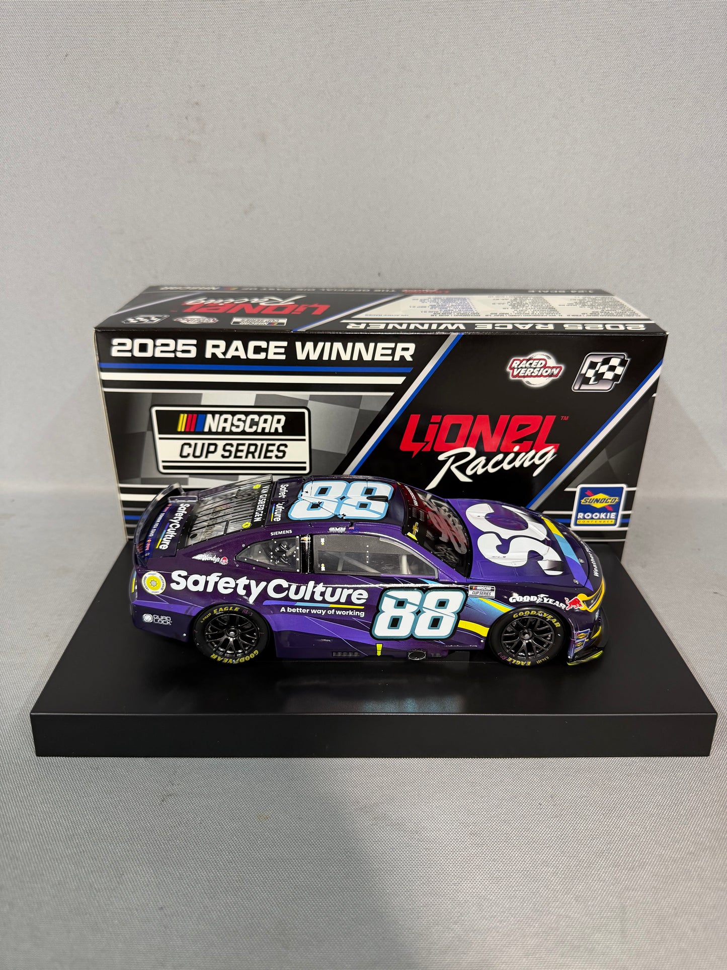 Shane Van Gisbergen #88 2025 Mexico City Win Safety Culture Nascar Autographed Diecast